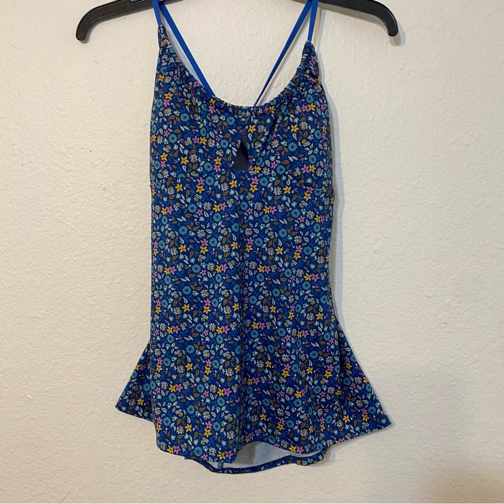 Patagonia Blue Floral Tankini Top - Picture 11 of 13